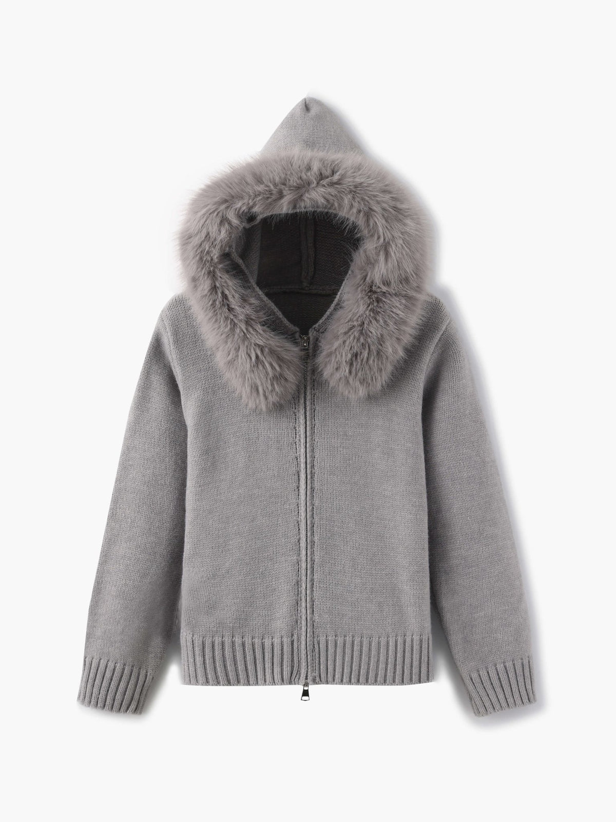 Seame - Alison faux fur Jacket Gray S