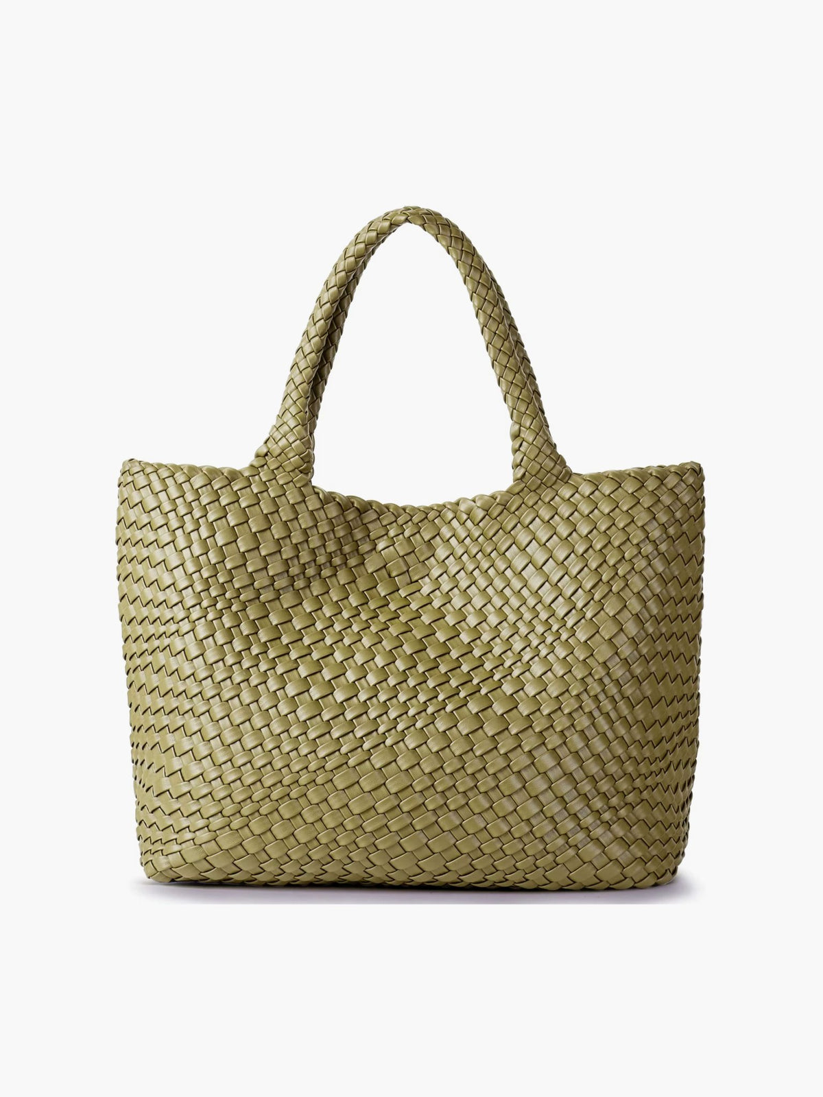Seame - Cara Woven Shopper Bag XL Green XL