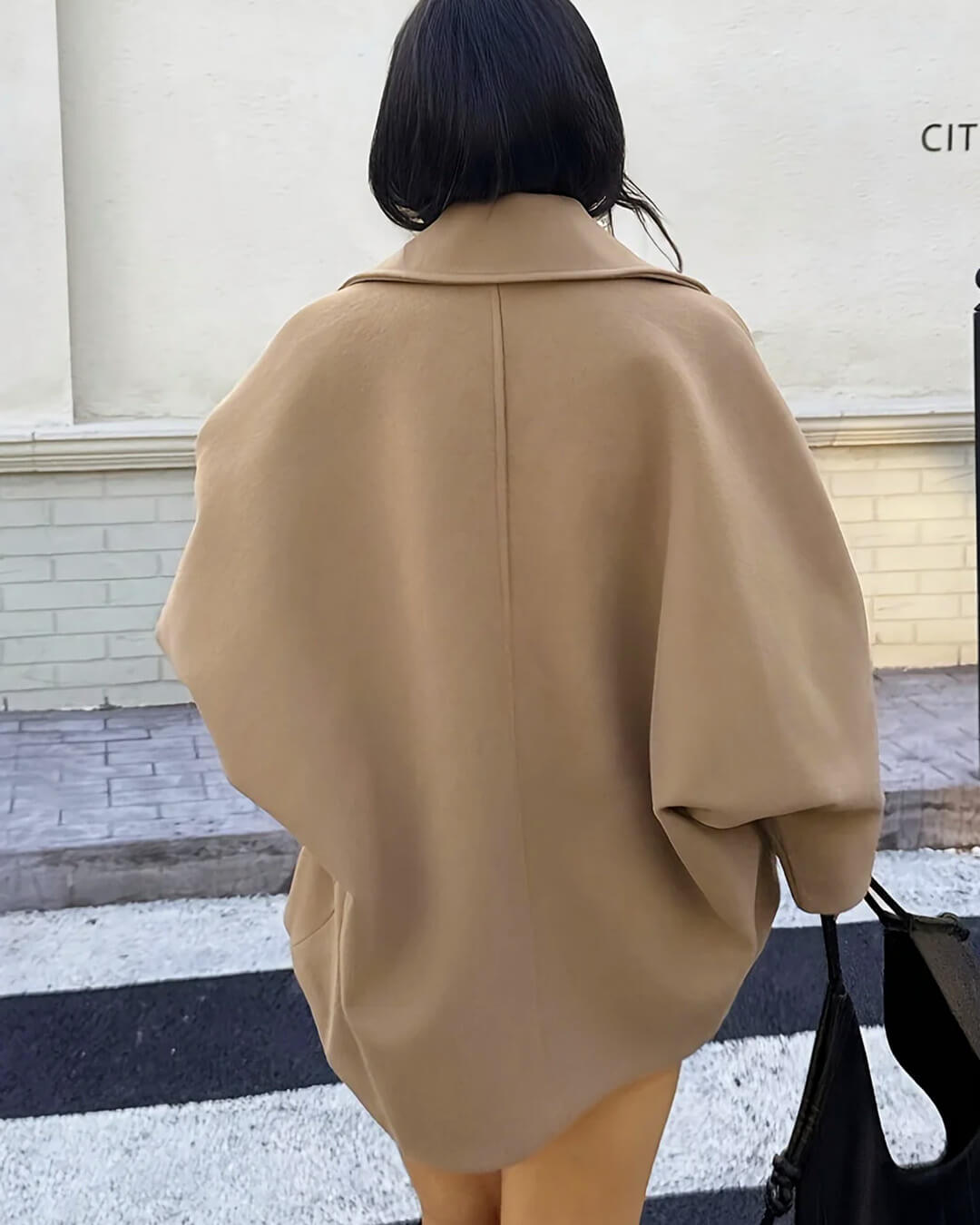 Cece trenchcoat med krage