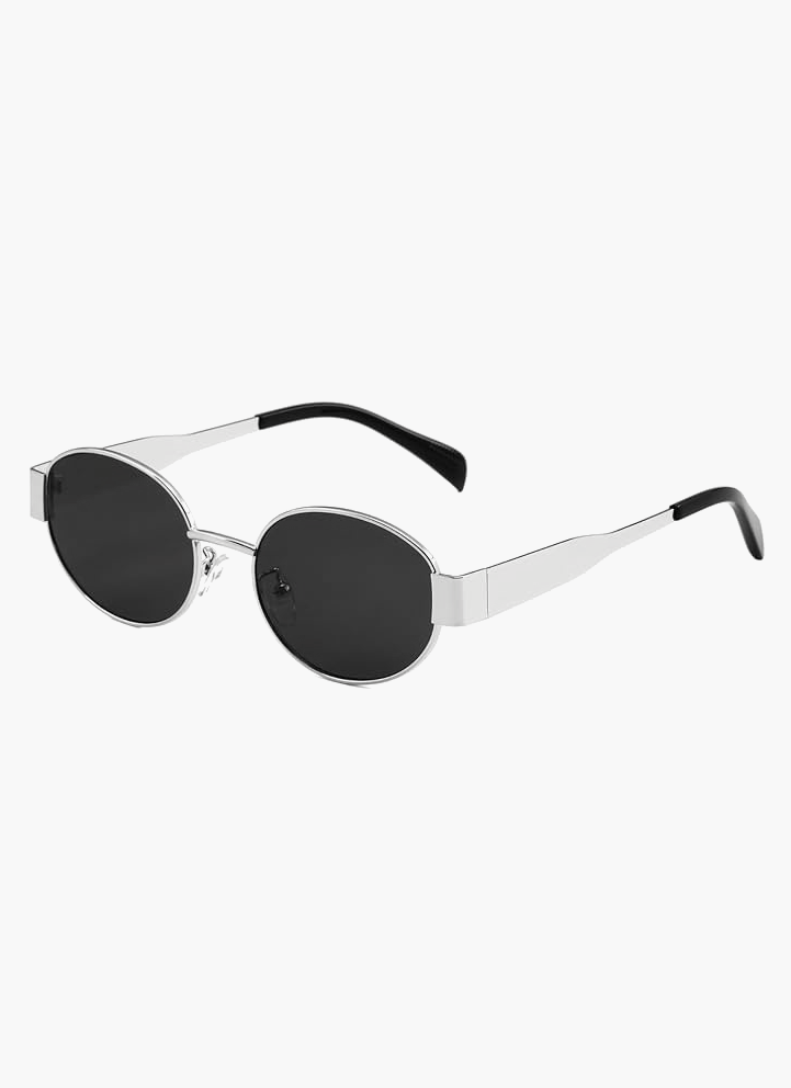 Seame - Cilia Sunglasses Silver frame dark lenses