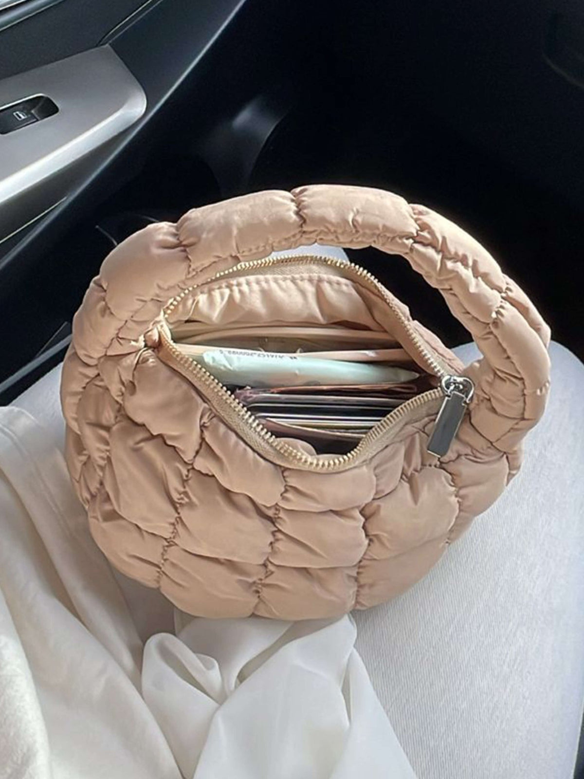 SEAME - Cloudy Puffer Bag Black Regular