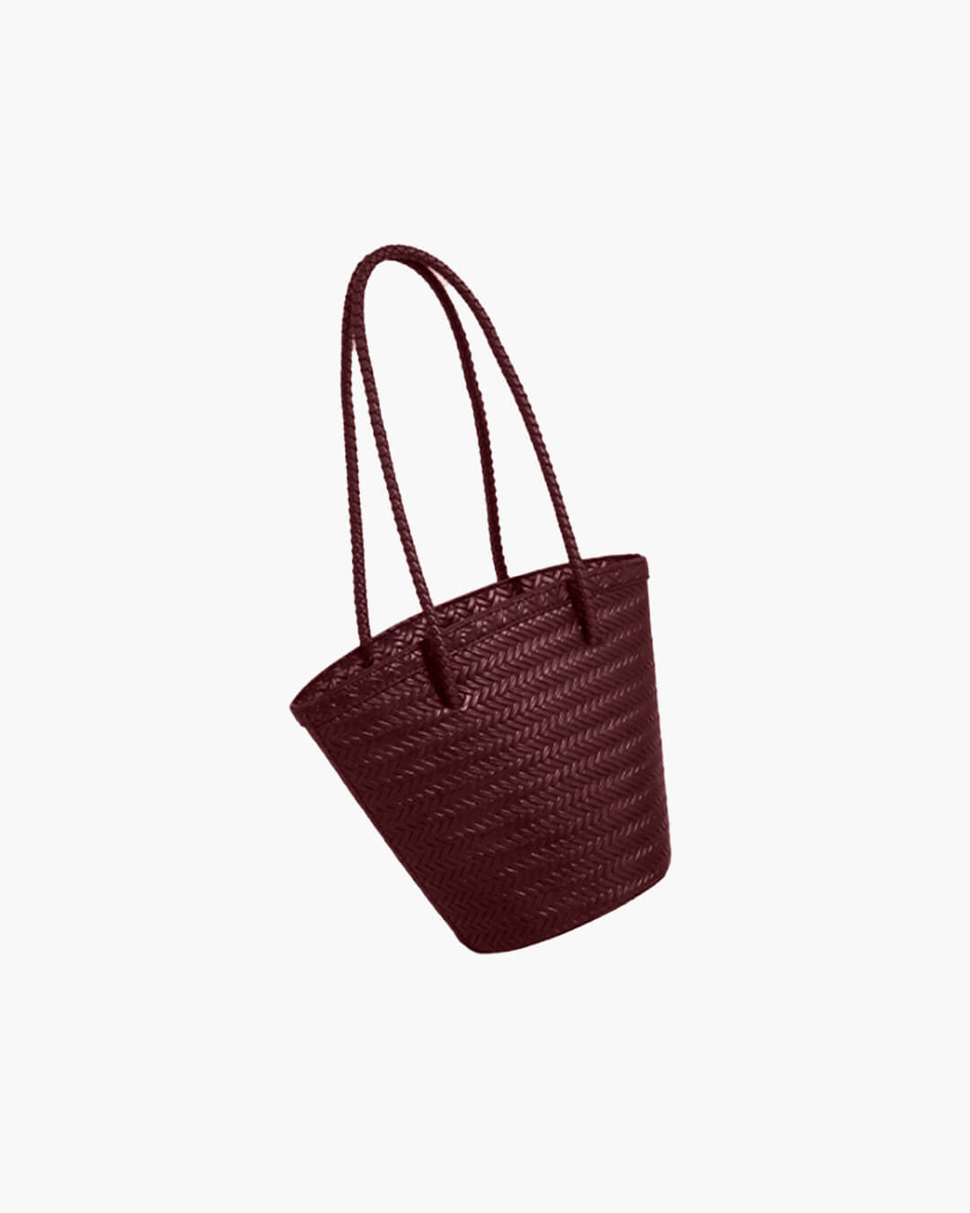 SEAME - Estelle Woven Bag Burgundy Regular