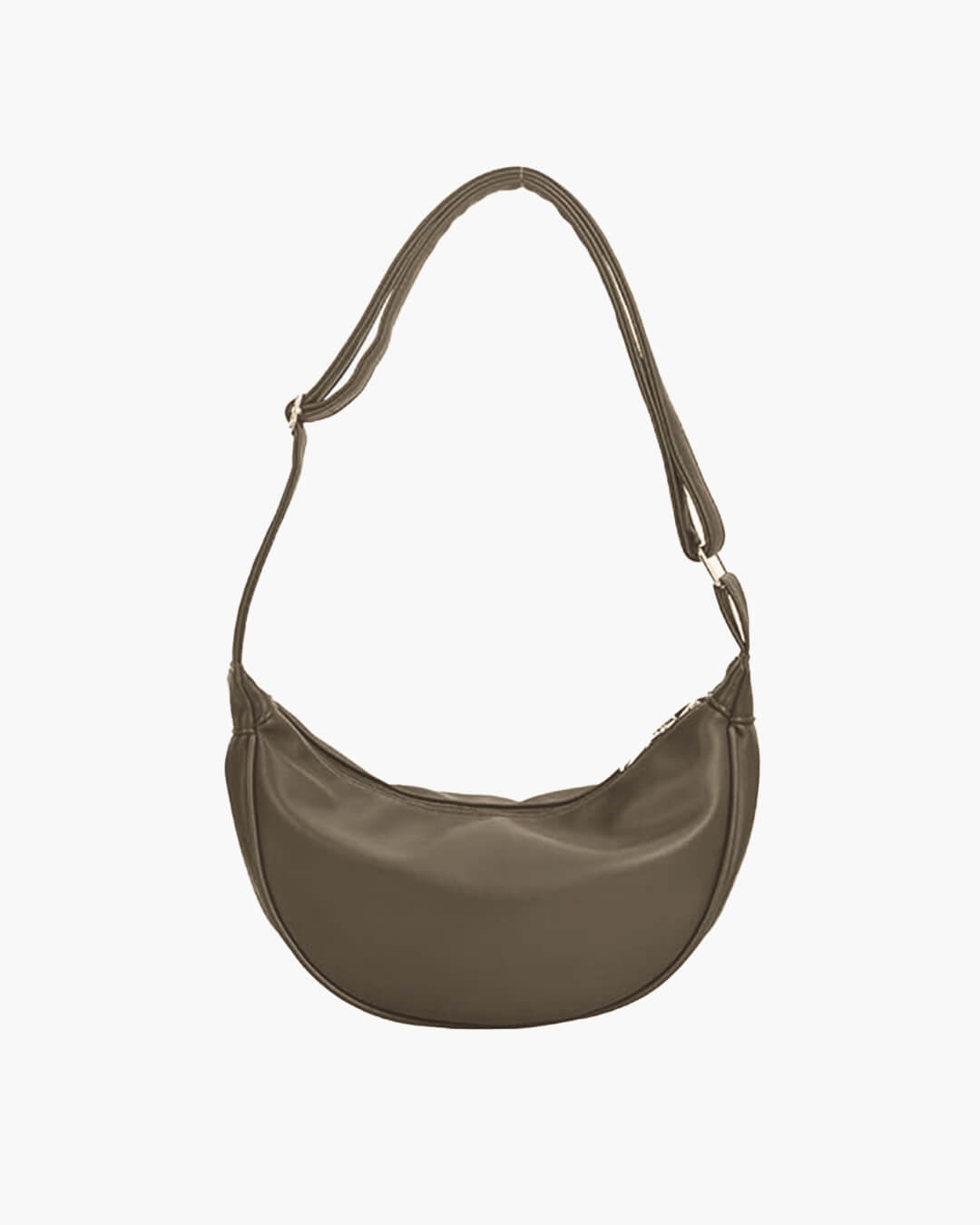 SEAME - Gabriela Vegan Leather Hobo Bag Taupe Regular