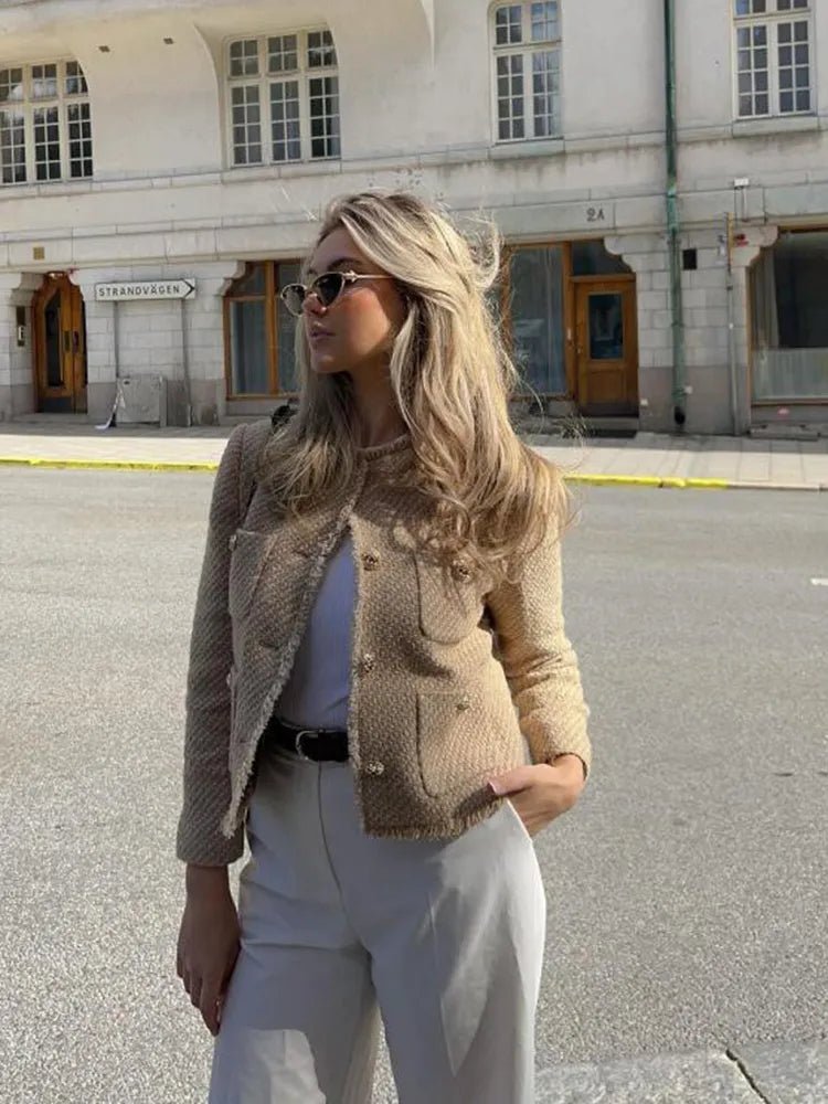 SEAME - Helena Vintage Jacket Beige M