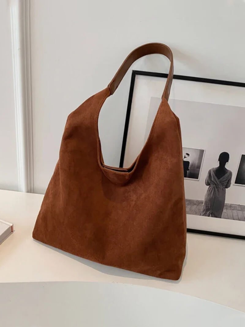 Seame - Jenna suede bag Light Brown