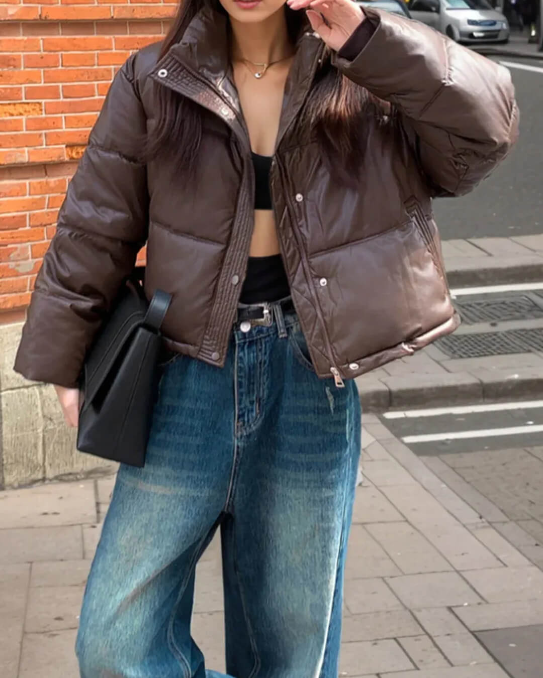 SEAME - Joan Down Jacket Brown S