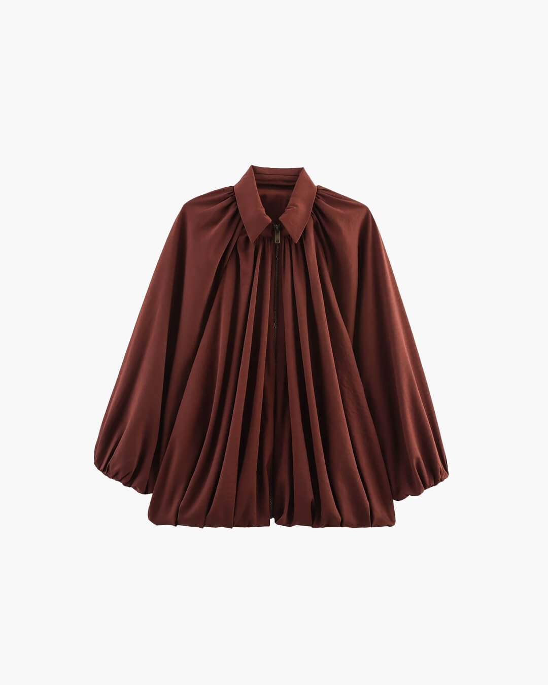 SEAME - Luciana Lightweight Jacket Burgundy S