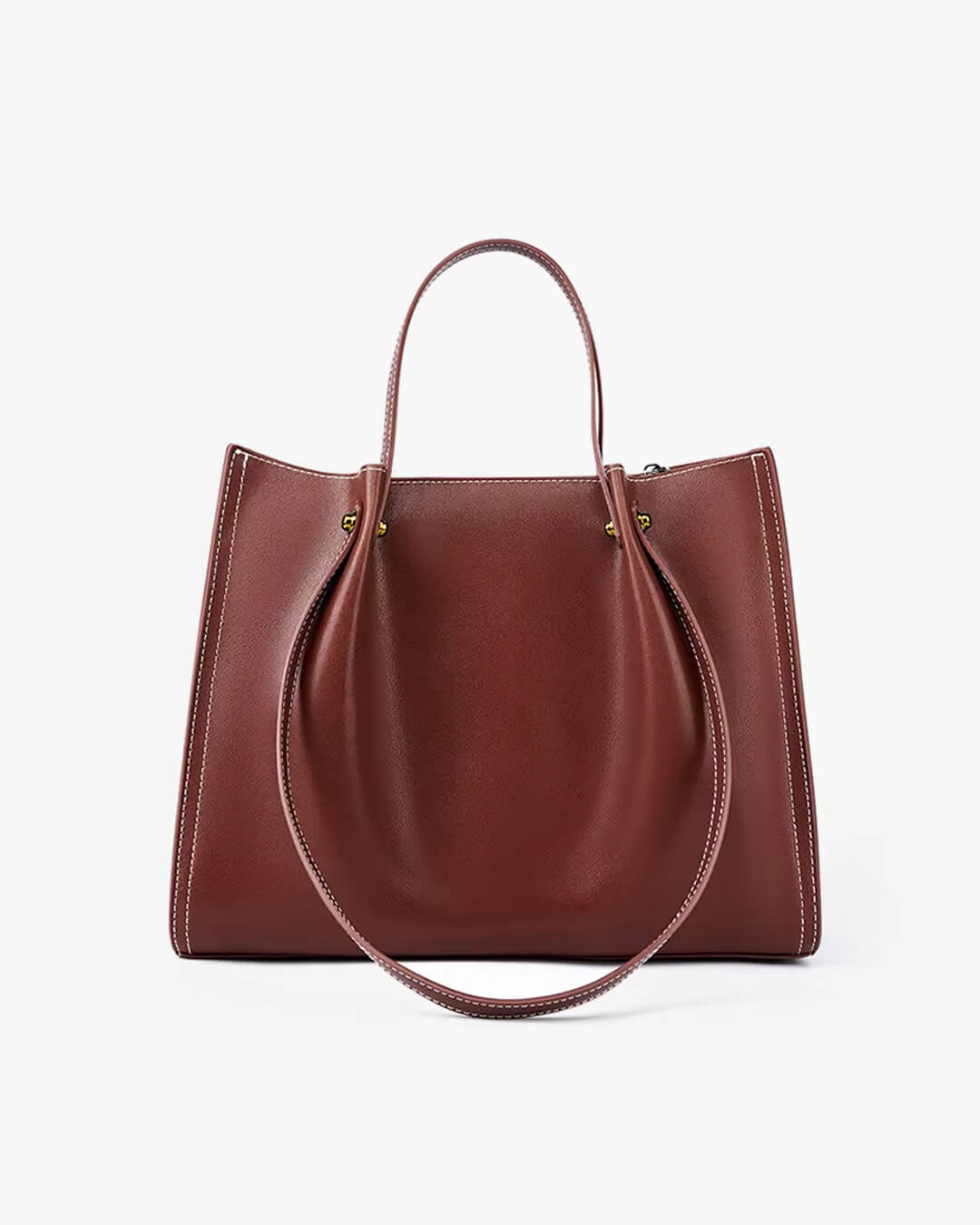 SEAME - Nadine Vegan Leather Tote Bag Red Regular