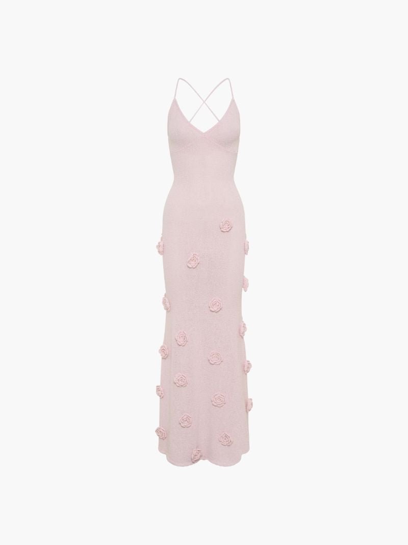 Seame - Sofia maxi dress Pink S
