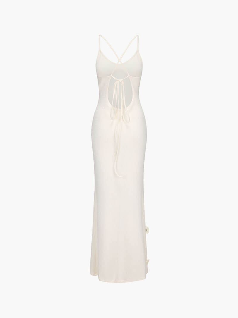 Seame - Sofia maxi dress White S