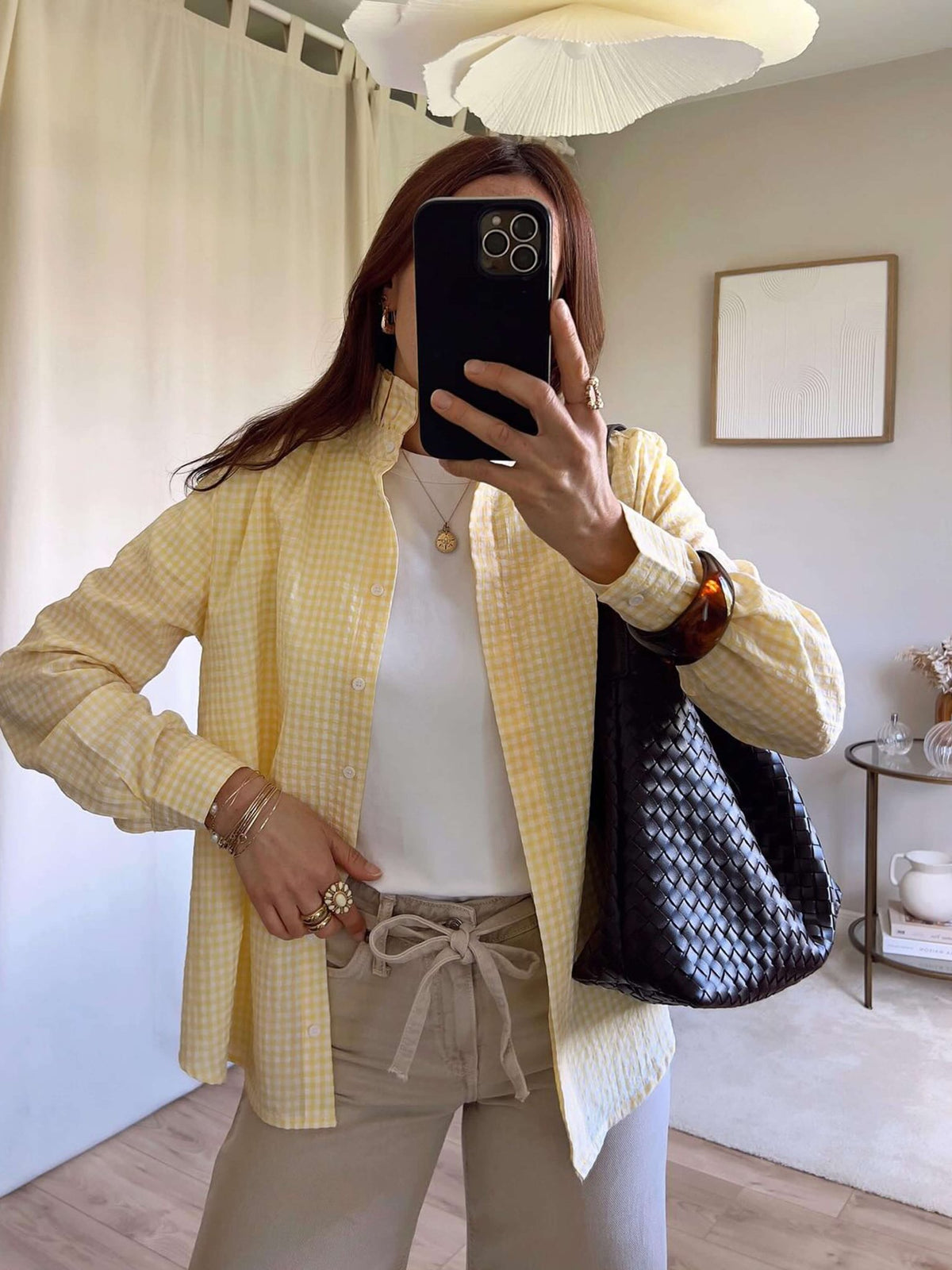 Seame - Sylvia Woven Tote Bag Brown Regular