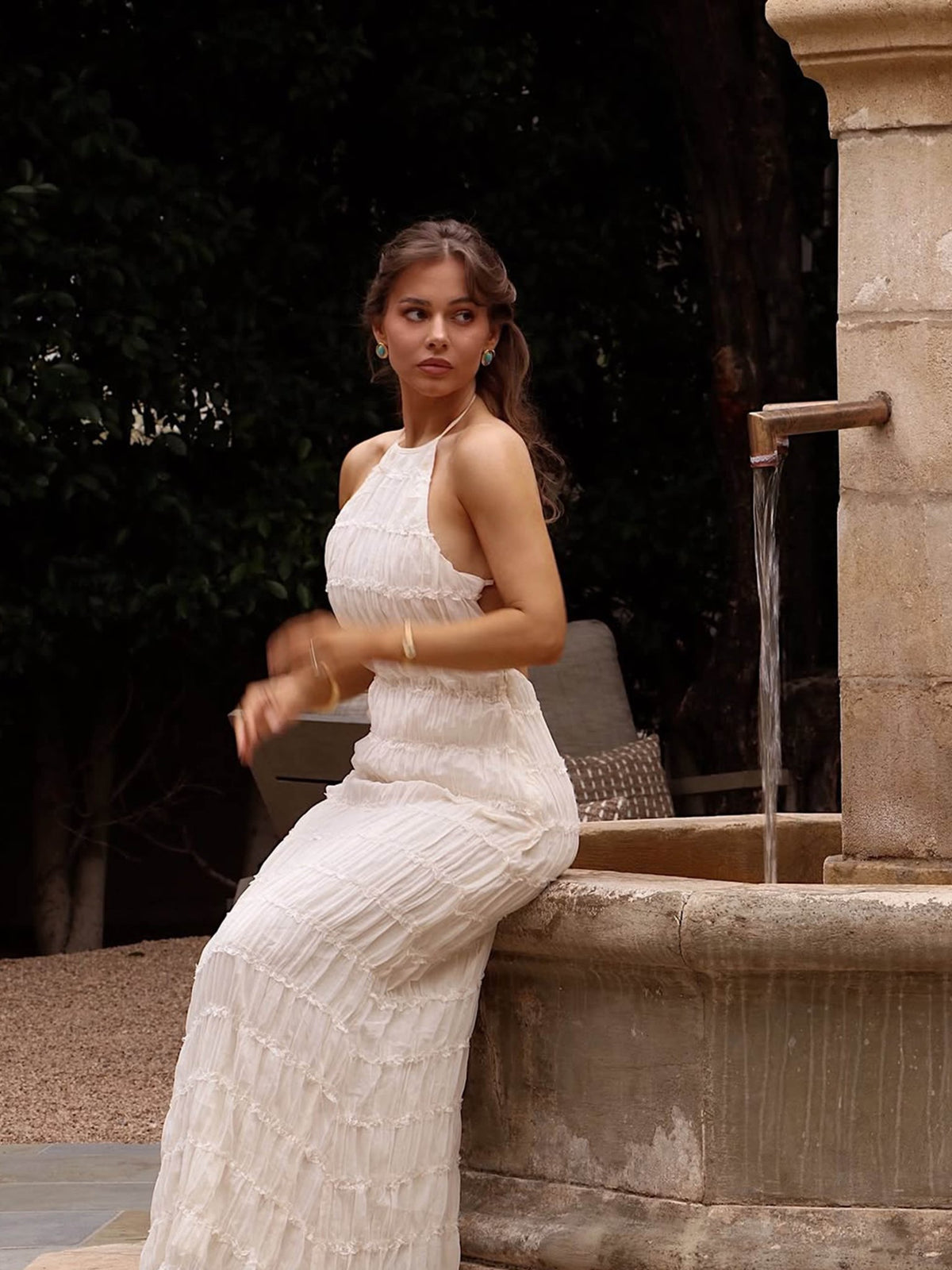 Seame - Valerie Maxi Dress Black S