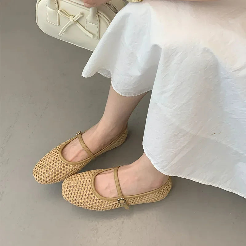 Sabrina Mesh Ballerinaskor