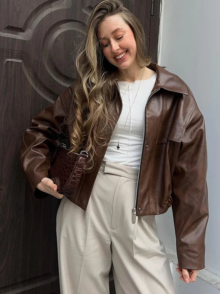 Bianca Vegan Leather Jacket