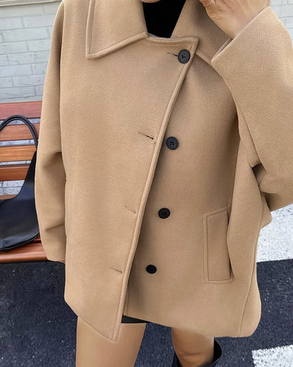 Cece trenchcoat med krage