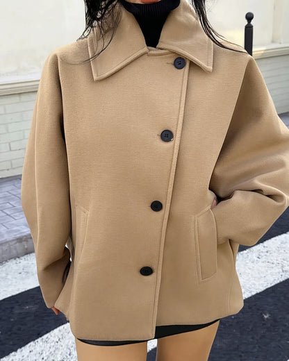Cece trenchcoat med krage