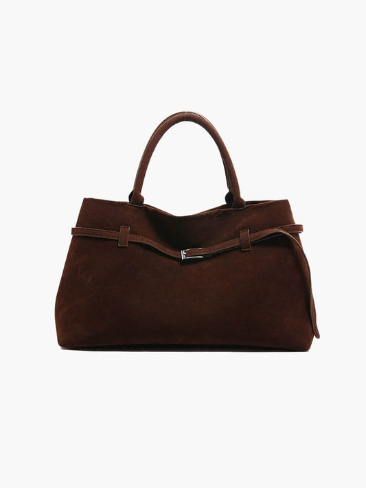Seame - Dalila Suede Bag Brown Regular