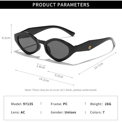 SEAME - Emily Cat Eye Sunglasses Black Regular