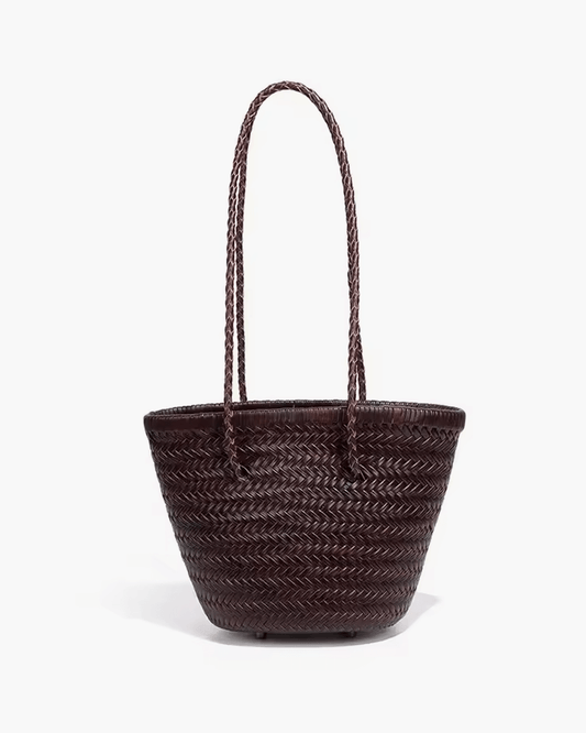 SEAME - Estelle Woven Bag Dark Brown Regular
