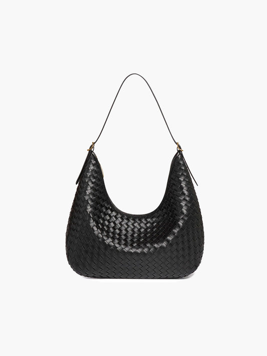 SEAME - Helen Woven Tote Bag Black Regular
