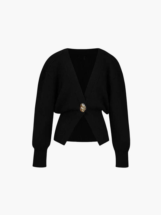 Seame - Lyra Knitted Cardigan Black S